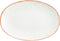 Serveerschaal Ariane Terra Ovalen Keramisch Beige (Ø 26 cm) (12 Stuks)