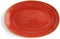 Serveerschaal Ariane Terra Ovalen Keramisch Rood (Ø 32 cm) (6 Stuks)