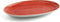 Serveerschaal Ariane Terra Ovalen Keramisch Rood (Ø 32 cm) (6 Stuks)
