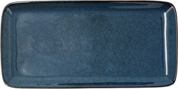 Serveerschaal Bidasoa Ikonic Keramisch Blauw (28 x 14 cm) (Pack 4x)