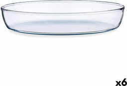 Serveerschaal Borcam Ovaalvormig 3,3 L (6 Stuks)