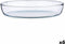 Serveerschaal Borcam Ovaalvormig 3,3 L (6 Stuks)