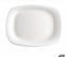 Serveerschaal Bormioli Rocco Parma Rechthoekig Wit Glas 20 x 28 cm (24 Stuks)