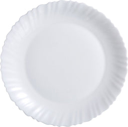 Serveerschaal Luminarc Feston Wit Glas (Ø 30 cm) (6 Stuks)