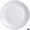 Serveerschaal Luminarc Feston Wit Glas (Ø 30 cm) (6 Stuks)