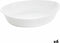 Serveerschaal Luminarc Smart Cuisine Ovalen 32 x 20 cm Wit Glas (6 Stuks)