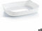 Serveerschaal Luminarc Smart Cuisine Rechthoekig Wit Glas 29 x 30 cm (6 Stuks)