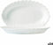 Serveerschaal Luminarc Trianon Wit Glas (22 cm) (24 Stuks)