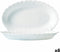 Serveerschaal Luminarc Trianon Wit Glas (Ø 35 cm) (6 Stuks)