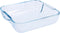 Serveerschaal Pyrex Classic Vierkant Transparant Glas 25 x 22 x 6 cm (6 Stuks)