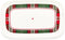 Serveerschaal tartan - 35,6 x 21,2 x2,8 cm - keramiek - queen - Nuvole di Stoffa