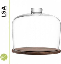 Serveerstolp - LSA - City - met walnoten voet - 32 cm