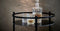 Serveerwagen - 48x96cm - 3 lagen - zwart Bar