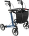 Server Lichtgewicht Rollator Blauw - Zachte comfort banden