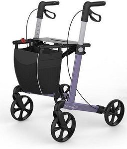 Server Lichtgewicht Rollator Lila - Standaard banden