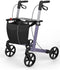 Server Lichtgewicht Rollator Lila - Standaard banden