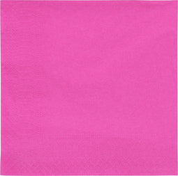 Servet | papier | 2-laags | 33x33cm | fuchsia | 100 stuks