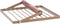 Servethouder Bidasoa Tiara Staal Koper 21 x 8 x 4 cm