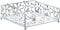 Servethouder DKD Home Decor Margriet Zilverkleurig Metaal Plastic 18 x 19 x 6 cm