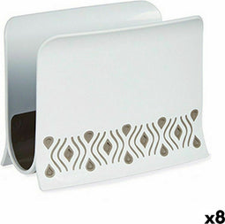 Servethouder Stefanplast Tosca Beige Plastic 8,8 x 11 x 15 cm (8 Stuks)