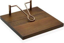 Servethouder Versa Donkerbruin Keramisch Bamboe (20 x 6 x 20 cm)