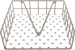 Servethouder Versa Sterren Staal (35 x 0,03 x 25 cm)