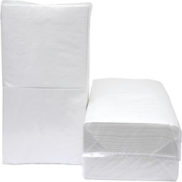 Servetten, ft 33 x 33 cm, 1-laags, wit, pak van 9 x 500 stuks