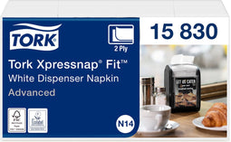 Servetten Tork Xpressnap Fit ® N14 2-laags wit 15830