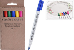 Servies marker set 6 st