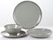 Serviesset 24-delig 6 Personen - marble grey -Gold