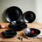 Serviesset Arcopal Zelie Black Zwart 12 Onderdelen
