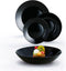 Serviesset Arcopal Zelie Black Zwart 12 Onderdelen