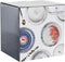 Serviesset DKD Home Decor Blauw Wit Rood Porselein Mediterrane 18 Onderdelen 27 x 27 x 3 cm (2 Stuks)