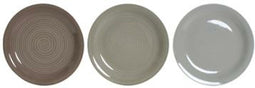 Serviesset DKD Home Decor Bruin Grijs Keramiek 18 Onderdelen 26,5 x 26,5 x 3 cm