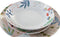 Serviesset DKD Home Decor Multicolour Blommor Porselein (18 pcs)