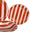 Serviesset Home ESPRIT Geel Blauw Rood Keramiek Strepen Mediterrane 27,5 x 27,5 x 2,8 cm 18 Onderdelen