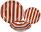 Serviesset Home ESPRIT Geel Blauw Rood Keramiek Strepen Mediterrane 27,5 x 27,5 x 2,8 cm 18 Onderdelen
