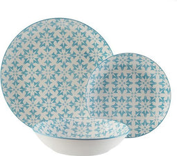 Serviesset Versa Herald Blauw Porselein 18 Onderdelen