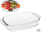 Serving Platter Crystal Transparent (29 x 21 x 6 cm)