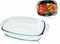Serving Platter Crystal Transparent (29 x 21 x 6 cm)