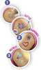 SES - 3 in 1 Glamour tattoos - zelf tatoeages maken - met 4 kleuren biologisch afbreekbare glitters, diamant steentjes en speciale huidlijm - knutselen meisjes