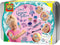 SES - 3 in 1 Glamour tattoos - zelf tatoeages maken - met 4 kleuren biologisch afbreekbare glitters, diamant steentjes en speciale huidlijm - knutselen meisjes