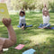 SES - Animal yoga - Yoga voor kinderen - inclusief yoga matjes, spinner bord en 27 kinderyoga kaarten