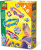 SES - Bedelarmbanden - sieraden maken - 3 armbanden - armbandjes maken meisjes - inclusief 18 bedels en glitter stickers - speelgoed 3 jaar