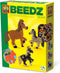SES Beedz - Strijkkralen met legbord - grondplaat, 1200 strijkkralen en strijkvel - paard - met stickers - PVC vrij - Strijkkralen Jongens