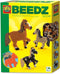 SES Beedz - Strijkkralen met legbord - grondplaat, 1200 strijkkralen en strijkvel - paard - met stickers - PVC vrij - Strijkkralen Jongens