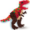 SES Beedz - Strijkkralen met legbord - grondplaat, 1200 strijkkralen en strijkvel - T-rex - PVC vrij - Strijkkralen Jongens