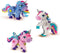 SES Beedz - Strijkkralen met legbord - grondplaat, 1800 strijkkralen en strijkvel - eenhoorns - unicorns - met lijm, penseel en glitters - PVC vrij