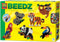 SES Beedz - Strijkkralen met legbord - grondplaat, 2400 strijkkralen en strijkvel - jungle dieren - toekan, panda, tijger, koala, luiaard, papegaai- PVC vrij - strijkkralen jongens