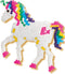 SES Beedz - Strijkkralen met legborden - grondplaten, 2100 strijkkralen en strijkvel - eenhoorns en prinsessen - unicorn - met glitterkralen en stickers - PVC vrij